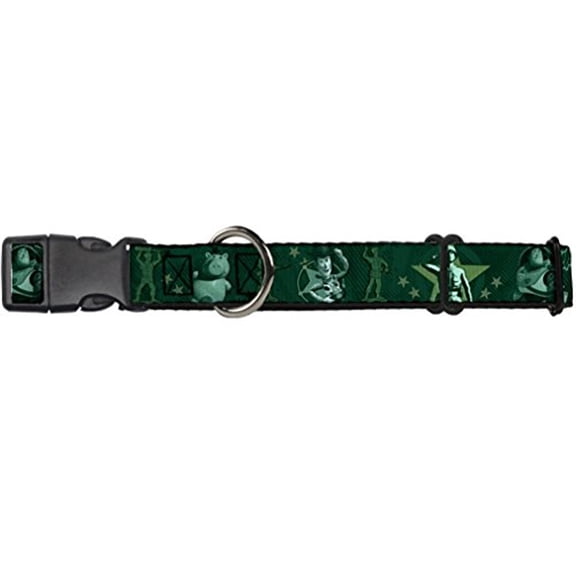 Buckle-Down Woody & Friends Keep Calm & Reach for The Sky Blues Disney Martingale Plastic Clip Collar