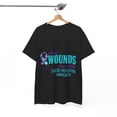 thumbnail image 2 of Wound Teal&Purple Ribbon Suicide Prevention Awareness T-Shirt ID-0628-DJ0L, 2 of 7
