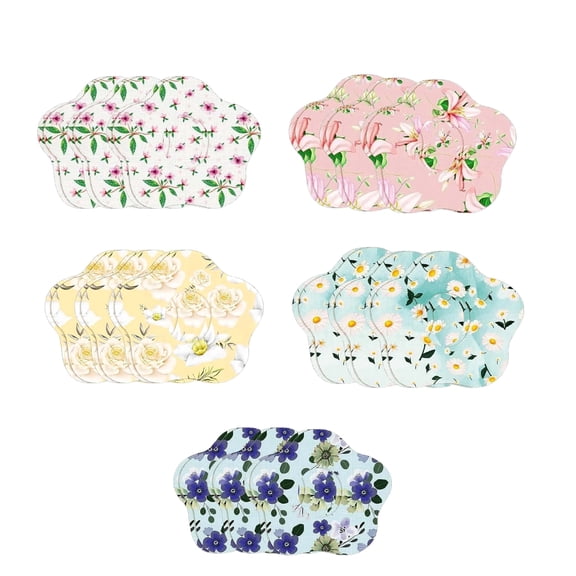 30 Pack CGM Patches, Flower Adhesive Sensor Covers, Waterproof Sweatproof Nonwoven Overpatch, Pre-Cut Flexible Tape Stickers with Hole Design, Compatible with Dexcom G7 for Daily Exercise