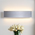 thumbnail image 4 of JONATHAN Y Ajax 20.25" Dimmable Integrated LED Metal Wall Sconce, Brushed Aluminum, 4 of 6