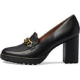 thumbnail image 2 of Naturalizer Women's Callie-Moc Loafer Pumps Black Leather 10W, 2 of 5