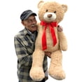 thumbnail image 1 of 3ft Giant Teddy Bear Fully Stuffed Extra Soft & Packed in Big Box Ready to Hug, 38 inches Large Stuffed Animal by Big Plush Hand Stuffed in USA Valentine Plushie, 1 of 7