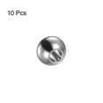 thumbnail image 3 of Cuentas de acero inoxidable Unique Bargains 10mm 4mm Agujero diámetro Plateado tono, 3 of 6