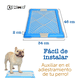 thumbnail image 2 of Baño sencillo KE WOOW INODORO Tapete ENTRENADOR para Perro Orinal WC rejilla Porta pañales azul, 2 of 5