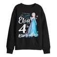 thumbnail image 1 of Frozen Boys/Girls Elsa Bright 4th Birthday Sweatshirt, 1 of 4