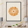 thumbnail image 2 of Designart 'Orange Radiant Sun I' Modern Framed Canvas Wall Art Print, 2 of 5