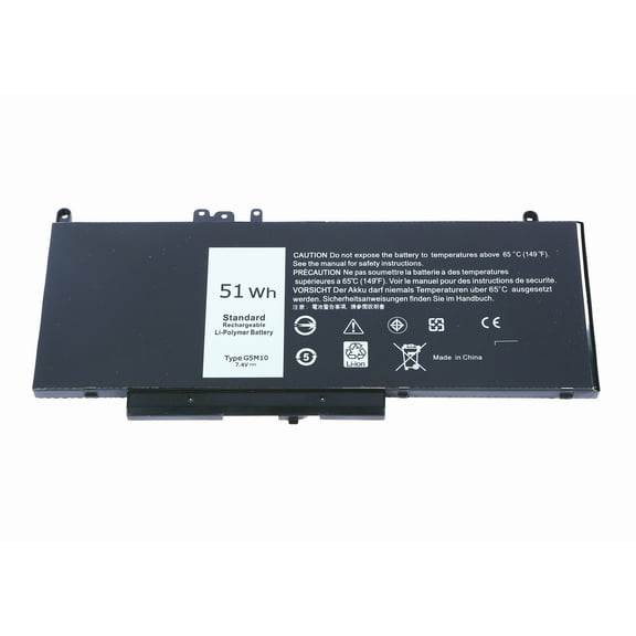 Emery TECH Replacement G5M10 Battery for Dell Latitude E5450 E5550 Notebook 15.6" WYJC2 51Wh