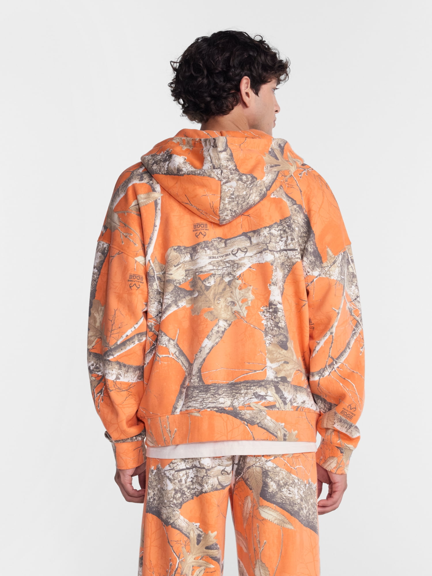 No Boundaries x Realtree Boxy Fit Heavyweight Fleece Full Zip Hoodie, Men's Sizes XS-4XLT
