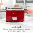 Russell Hobbs Retro Style 2Slice Toaster, Red, TR9150RDR