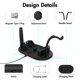 thumbnail image 3 of Inteprter Estación de carga de auriculares de juego VR Gamepad soporte de base de pantalla ajustable tipo C reemplazo de de velocidad rápida Electrónica Negro, 3 of 6