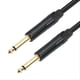 thumbnail image 1 of 1/4Guitar Cable Male To Male TS/TRS Balanced Stereo Audio Cable 100cm, 1 of 5