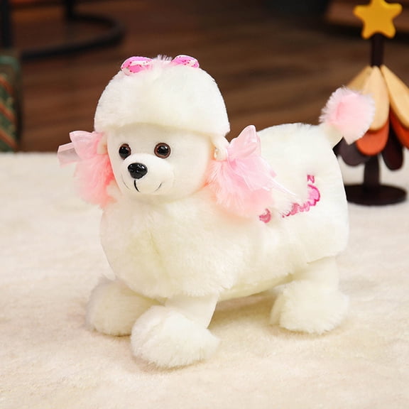 Be Mine Plush Toy, Yellow Poodle Dog Stuffed Animal, 10 Inch Soft Cuddly Companion For Kids & Collectors