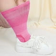 thumbnail image 2 of LOFIR Diabetic Socks for Women – Wide Calf, Seamless Toe, Comfortable Cotton Blend Socks for Elderly and Adults, 13-15 Pastels, 2 of 9