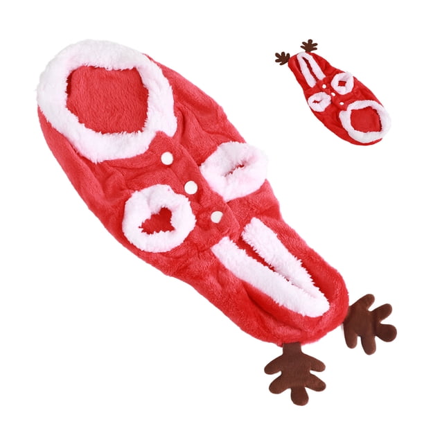 Ropa De Navidad Para Mascotas, Abrigo Divertido Y Cálido Para Disfraz De Invierno, Suave Para Fiesta Temática