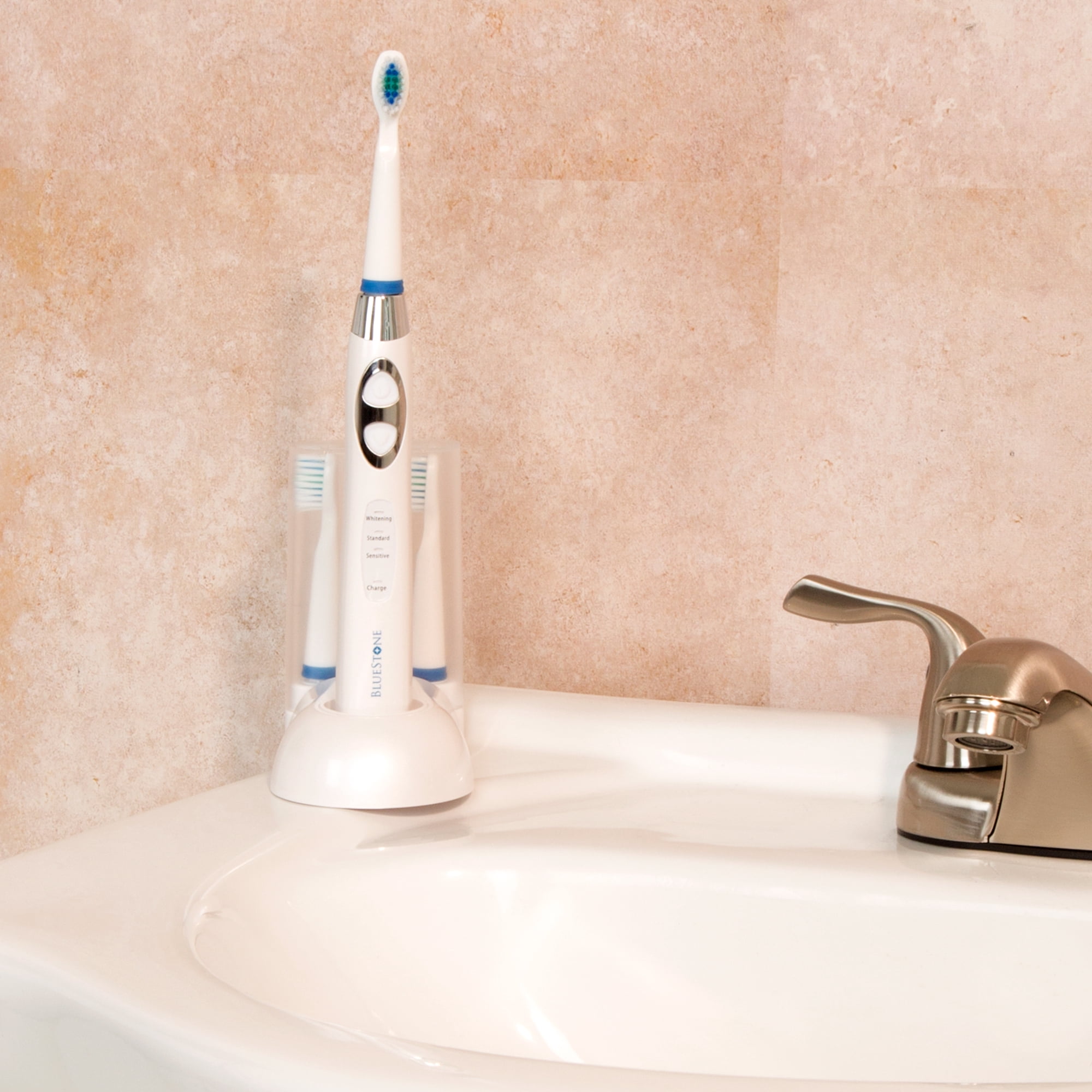 Bluestone Rechargeable Sonic Toothbrush with 10 Toothbrush Heads