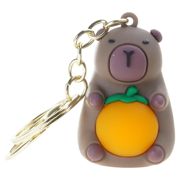 UNTERING Keychain Practical Capybaras Keychain Charm Portable Light Capybaras Keychain Delicate Key Rings Adornment for Key Bag