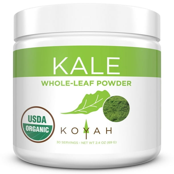 KOYAH Organic Freezedried Kale Powder (Equivalent to 30 Cups Fresh