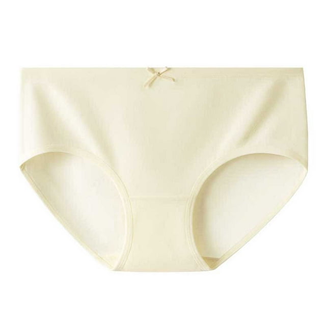 Women's Mid-Rise Lace Underwear Briefs for Waist and Hip Support Comfortable Breathable Body Shaper