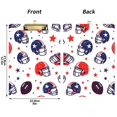 thumbnail image 5 of FORMRS Acrylic Clipboard with Low Profile Clip Standard A4 Letter Size, 12.5" x 9", Star Spangled Helmets, 5 of 8