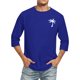 thumbnail image 1 of Camisas de Manga Larga para Hombres Imprimir Casual Cuello Redondo Blusa de Manga Corta, Camisas de Lino para Hombres, 1 of 4