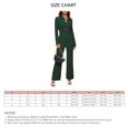 thumbnail image 1 of Women Jumpsuit Fashionable Straight Leg Trousers Button Turn Down Collar Pure Color Jumpsuit, 1 of 6