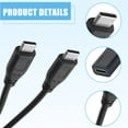 thumbnail image 6 of USB Type C Splitter Y Cable 1 Female to 2 male Extension Cord Power Adapter Converter for Car Charging, 6 of 8
