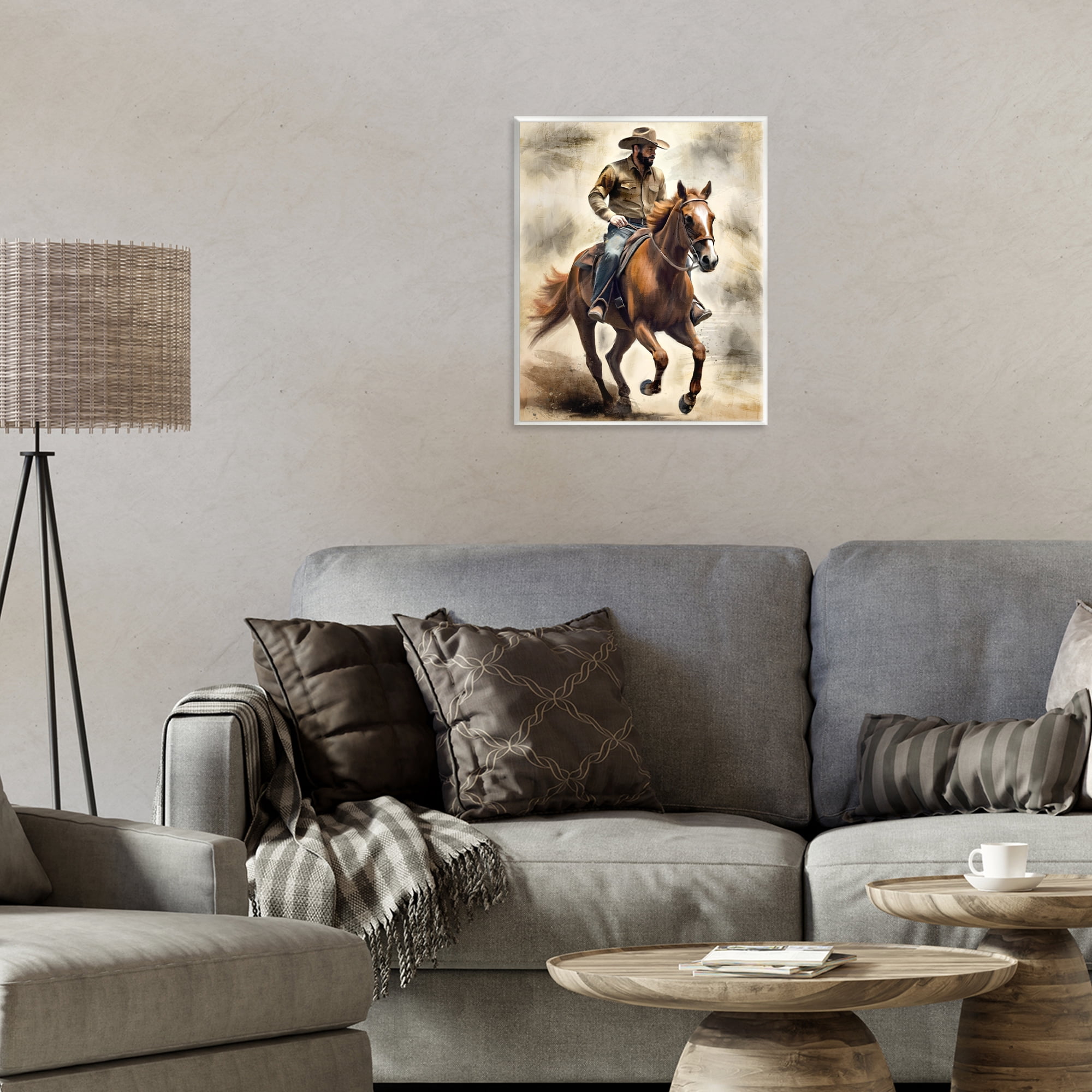 Stupell Industries Gallop Horse & Cowboy Wall Plaque Art, design by Kim Allen