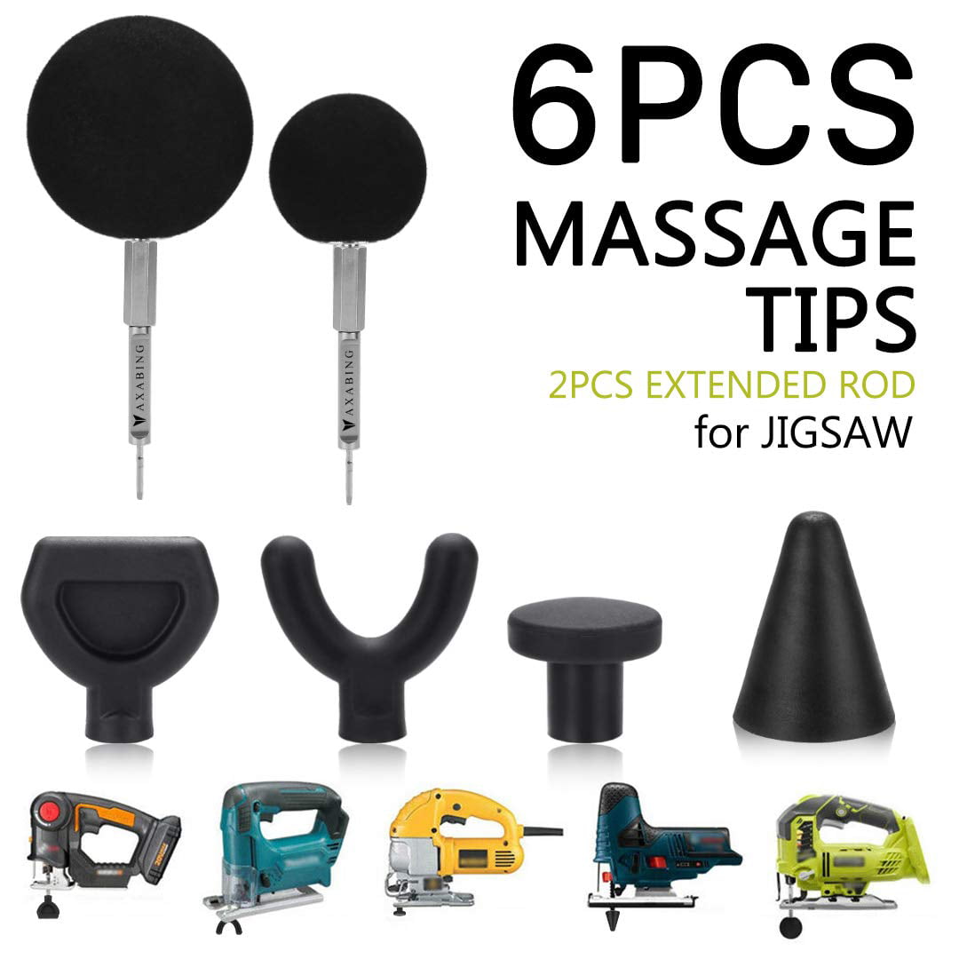 6pcs Percussion Massage Tip Bit For Black Decker 4.5Amp