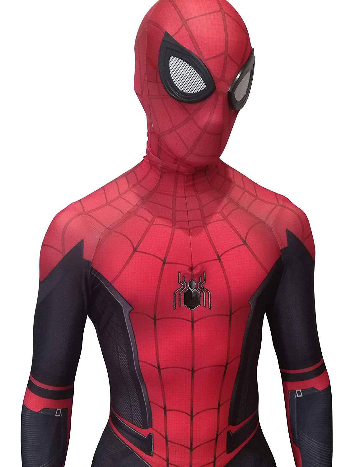 Spider-Man Far From Home Cosplay Costume Spiderman Zentai Suit For Adult & Kids 