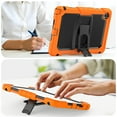 thumbnail image 5 of FJLBDE Case for Lenovo Tab 10.1 inch 2025 Release (TB-311FU/TB-311XU), Rugged Shockproof Tablet Cases Cover with Kickstand Shoulder Strap, Orange, 5 of 7