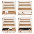 thumbnail image 5 of Mystical Midnight Non-Slip Stair Treads for Wooden Steps, 4 Pack 8x30 Inches Carpet Stair Mats with Adhesive Backing, Noise-Reducing Step Covers for Indoor Stairs, Easy to Install & Residue-Free, 5 of 9
