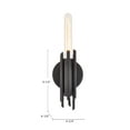 thumbnail image 5 of WV335409MB-Alora Lighting-Torres - 1 Light Bath Vanity-9.25 Inches Tall and 2.25 Inches Wide-Matte Black Finish, 5 of 7
