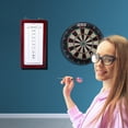 thumbnail image 4 of GSE Games & Sports Expert Solid Wood Dry-Erase Dart Scoreboard with Marker for Dart Board Cricket & 01 Dart Games (White), 4 of 8