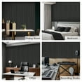 thumbnail image 4 of UNISOAR 94.5" x 12.6" Wood Slat Acoustic Panels Decorative 3D Sound Absorbing Wall Paneling (2 PCS), 4 of 11