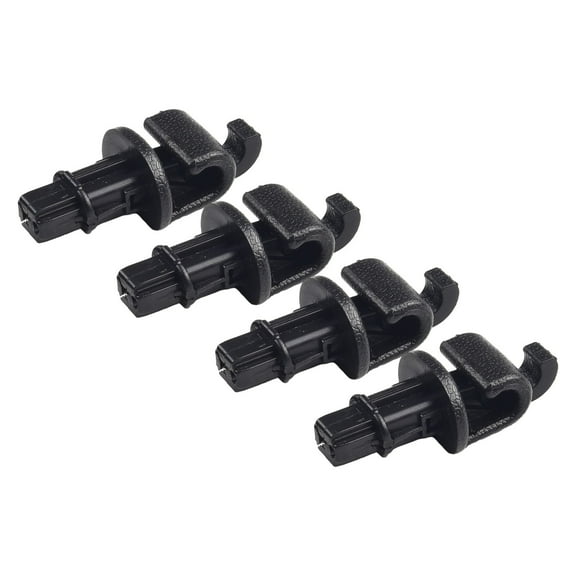 4 PCS Sun Shade Hook Clip Kit for Honda for Odyssey 2005-2010 Sliding Door Black