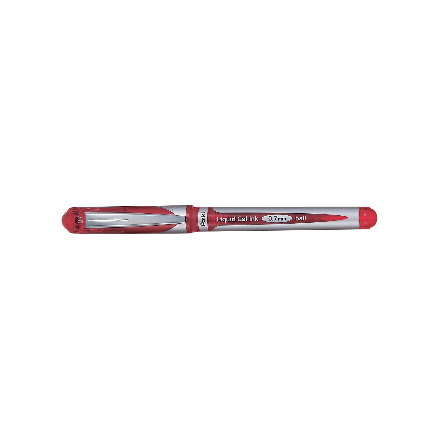 Pentel EnerGel Deluxe jel Pens Medium Point Red  Dozen (BL57-B) 616275