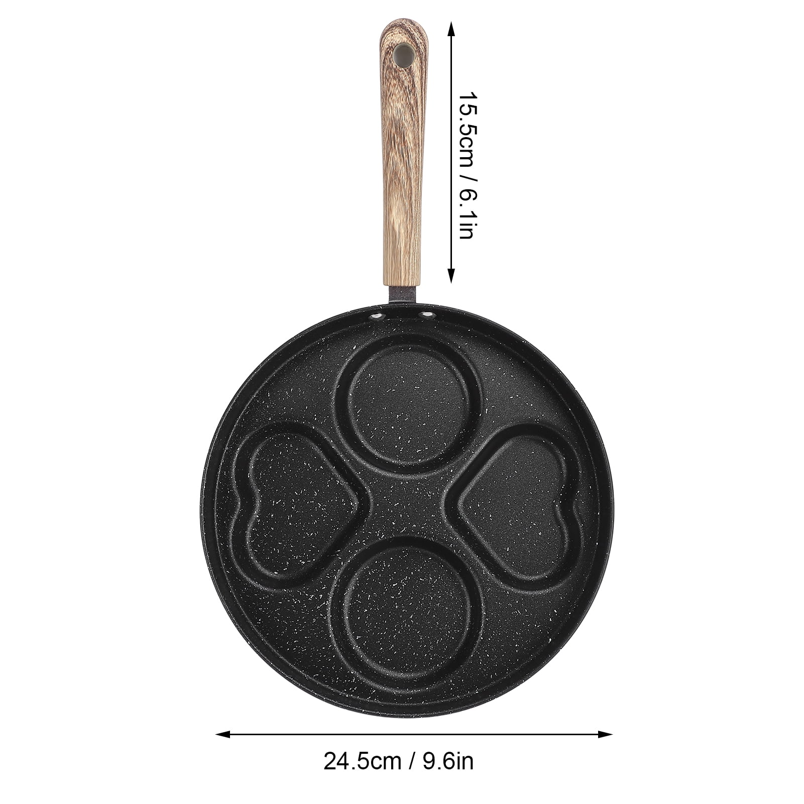 Multi-Compartment Breakfast Pan - Nonstick Divided Stovetop Grill