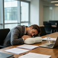 thumbnail image 5 of Mini Memory Foam Nap Pillow Portable Lightweight Ergonomic Sleep Cushion for Travel Office Desk Car Airplane, 5 of 6