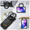 thumbnail image 4 of FJLBDE Case for Lenovo Tab M10 Plus 3rd Gen 2022 10.6 Inch with 360 Kickstand, Shoulder Strap Carrying Protective Cover, Black, 4 of 6