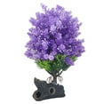 thumbnail image 3 of Artificial Seaweed Water Plants, Fish  Plant Decorations PU Beautiful Low Maintenance Vibrant Colors With Resin Base For Home Purple, 3 of 8