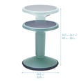 thumbnail image 2 of ECR4Kids SitWell Tabouret Oscillant à Hauteur Réglable, Siège Flexible pour Enfants et Adultes - Écume de Mer, 2 of 6