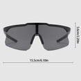 thumbnail image 5 of WINDLAND Windproofed Dustproof Goggle Transparents Lens Airsofts Paintball Goggle for Motorcycles Biking, 5 of 12