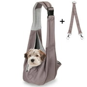 Pet Sling Carrier, Ownpets Pet Sling Carrier Bag Safe for Medium Size Cats Dogs 20~25lb Adjustable