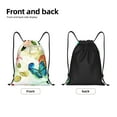 thumbnail image 2 of Yiaed Floral Vintage Print Drawstring Bags Drawstring Backpack Bulk String Back Pack Gym Sport Bag-Medium, 2 of 5
