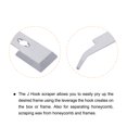 thumbnail image 3 of Unique Bargains Stainless Steel Beehive Scraper Tools, Flat Beehive Frame Lifter, 3 of 4