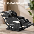 thumbnail image 3 of 2025 Massage Chair, Full Body Zero Gravity Massage Chair with Auto Modes, 6 Fix Point Rollers, Bluetooth, Foot Massage, Heating Function, Beige and Black, 3 of 8