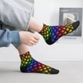 thumbnail image 2 of Fuzoiu Dragon Scales Print Adult Socks, Crew Moisture-wicking Socks, Unisex Cushion Crew Socks,Casual Sports Ankle Socks, 2 of 7