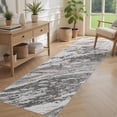 thumbnail image 5 of MICGEEK 2x6 Runner Rug, Washable Non-Slip Indoor Runner Rug for Kitchen Halfway Laundry Bedroom Living Room Carpet Area Rug, 2x6 ft Abstract Low Pile Kitchen Runner Rug, Gray/Brown, 5 of 6