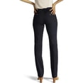 thumbnail image 2 of Lee Womens Flex Motion Regular Fit Straight Leg Pant 16 Short Rinse, 2 of 7
