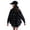 Black, variant on Girls Button Down Shirt Casual Loose Fit Tunic Tails Top Summer Blouse for Tee Shirts Kids